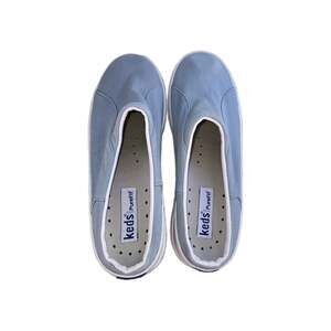 Keds Women Purefit Blue Mules Flats US Womens Size 8M Cute Piping Look New Y2K